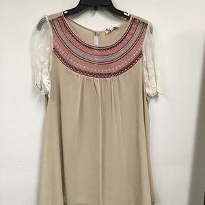 Tan Dress